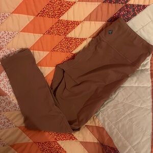 Prana Rust Activewear Leggings